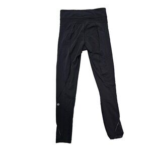 Lululemon Lulu Women 2 Inspire Tight II Mesh Black Athleisure Leggings